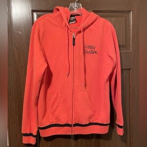 Harley Davidson zip sweatshirt.